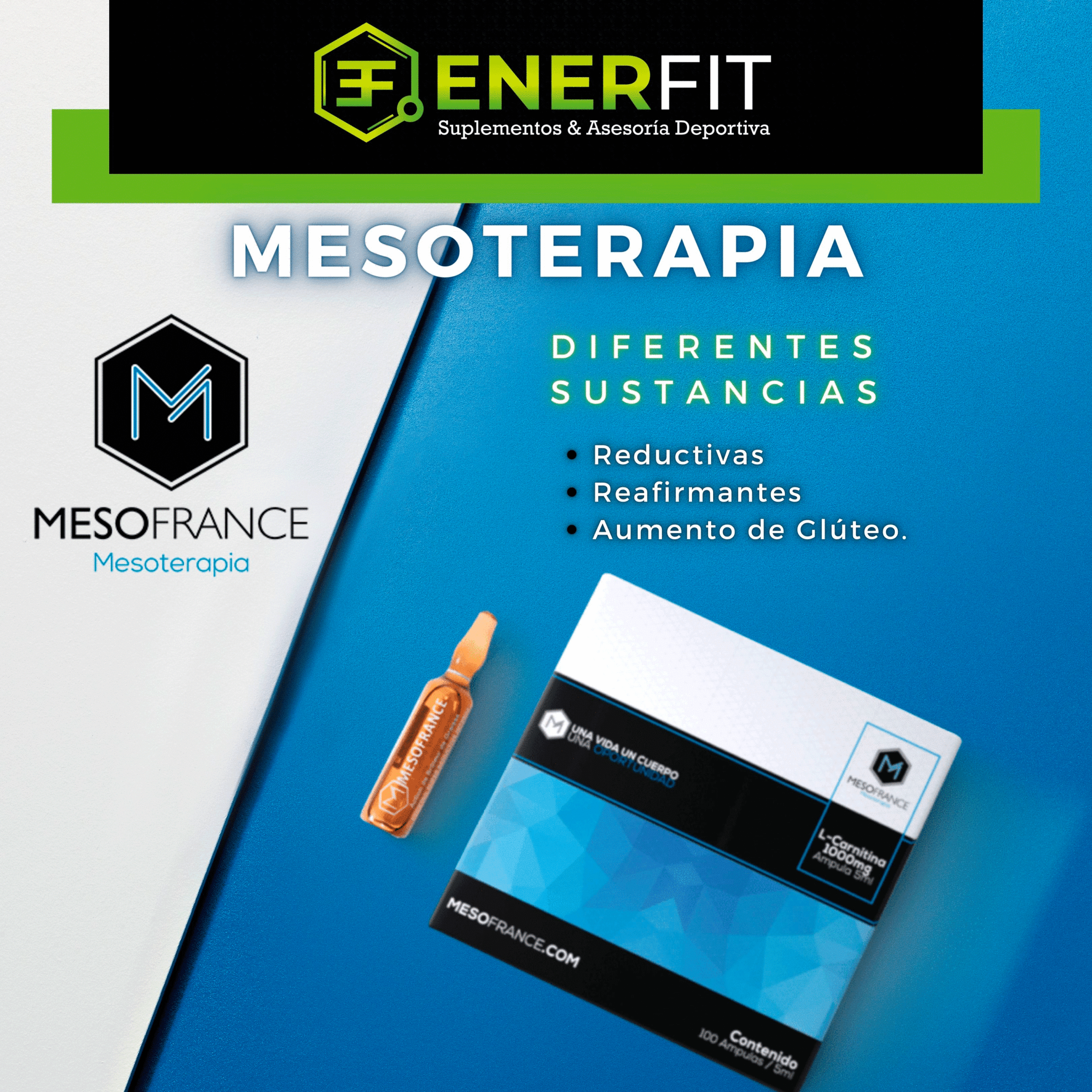 mesofrance l carnitina mesohyal carnitine Mesofrance Coctel Mix Reductor +