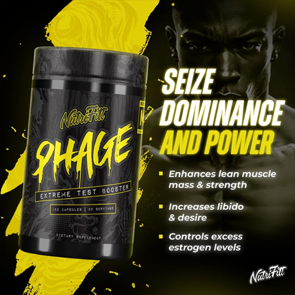 PHAGE EXTREME TEST BOOSTER NUTRIFITT 150 CAPS. (30 SERVIDAS)