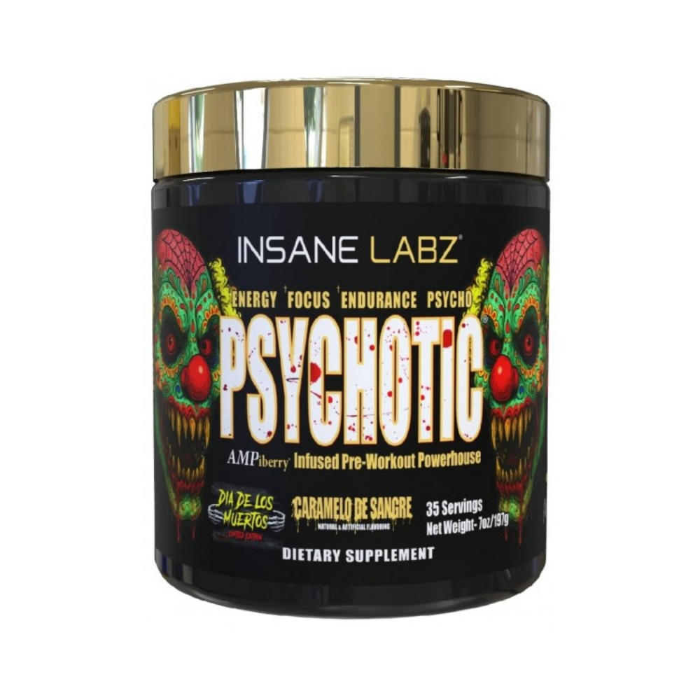 PRE WORKOUT PSYCHOTIC "GOLD" INSANE LABZ 35 SERVIDAS 6.7 OZ. (196 G)