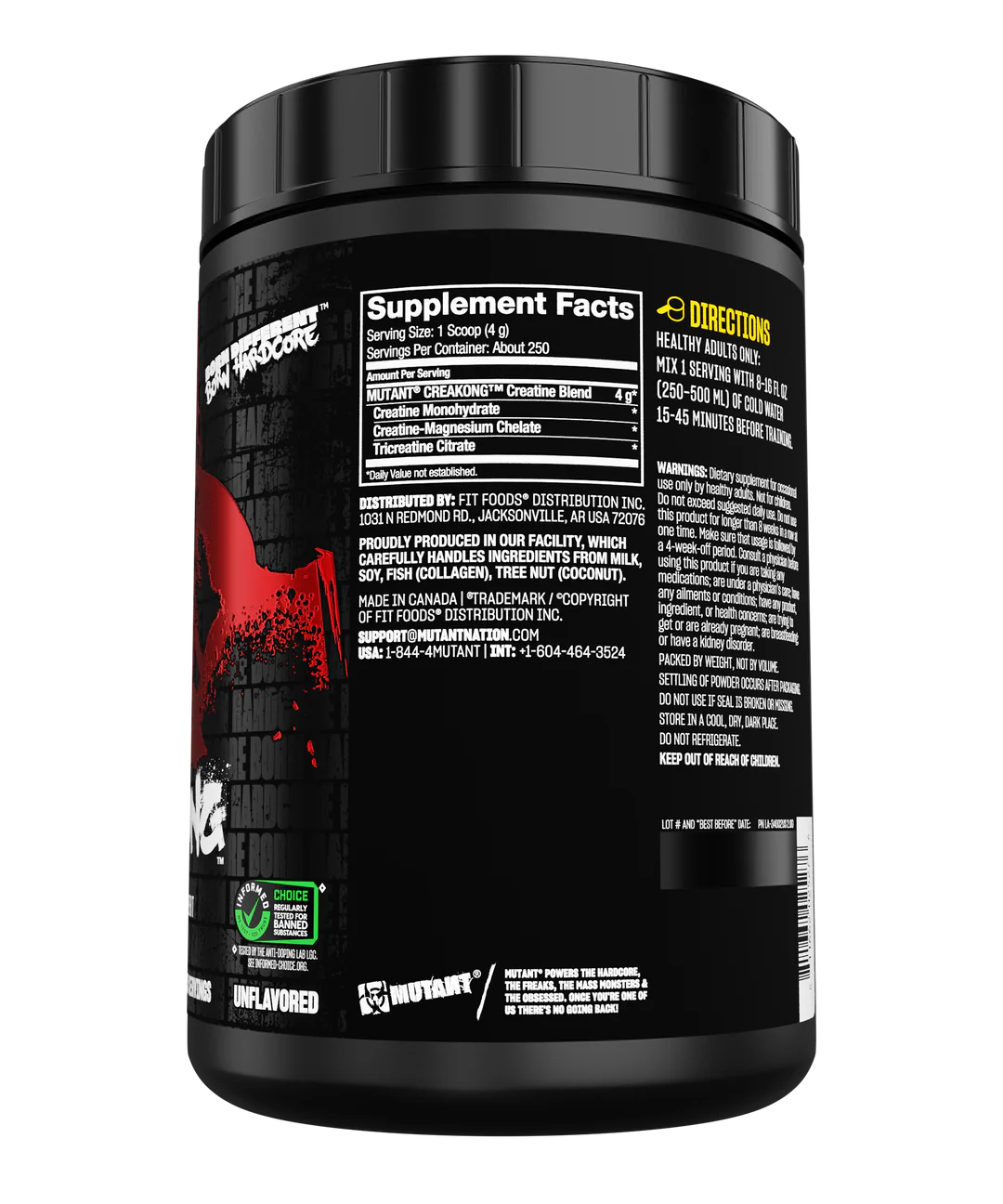 CREAKONG CX8 MUTANT 30 SERVED 249GRS.