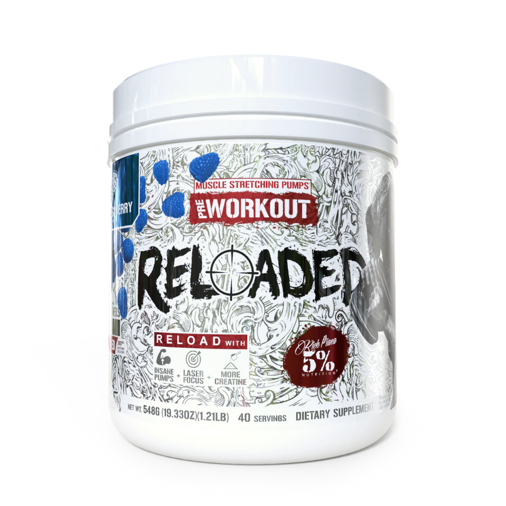 PRE-WORKOUT RELOADED RICH PIANA 5% 20/40 SERVIDAS