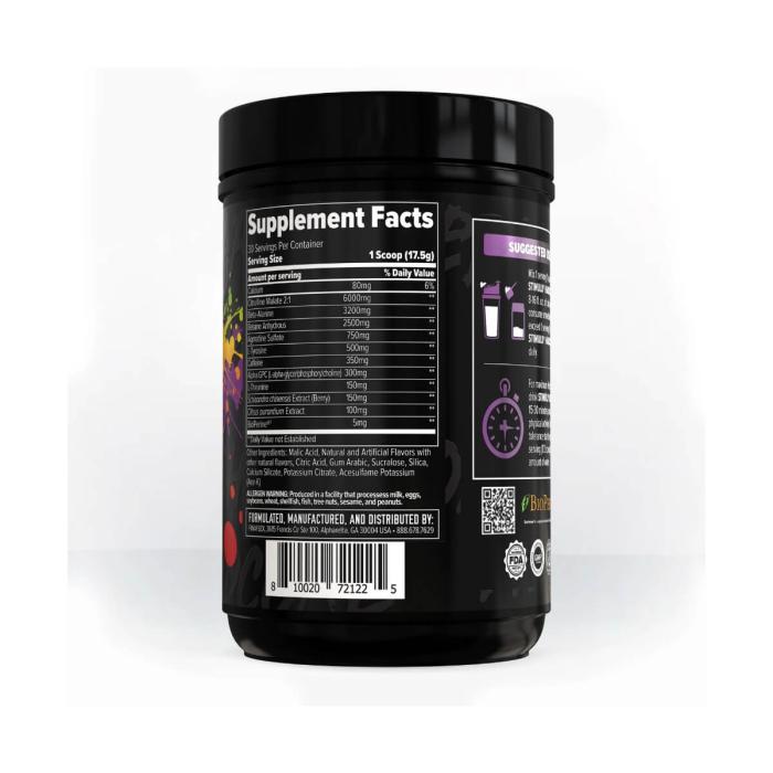 STIMUL8 HARDCORE PRE-WORKOUT FINAFLEX 7.1ONZ 30SERVS