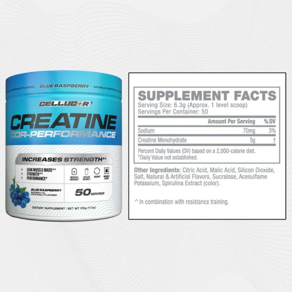 CREATINE COR-PERFORMANCE CELLUCOR 50 SERVICIOS