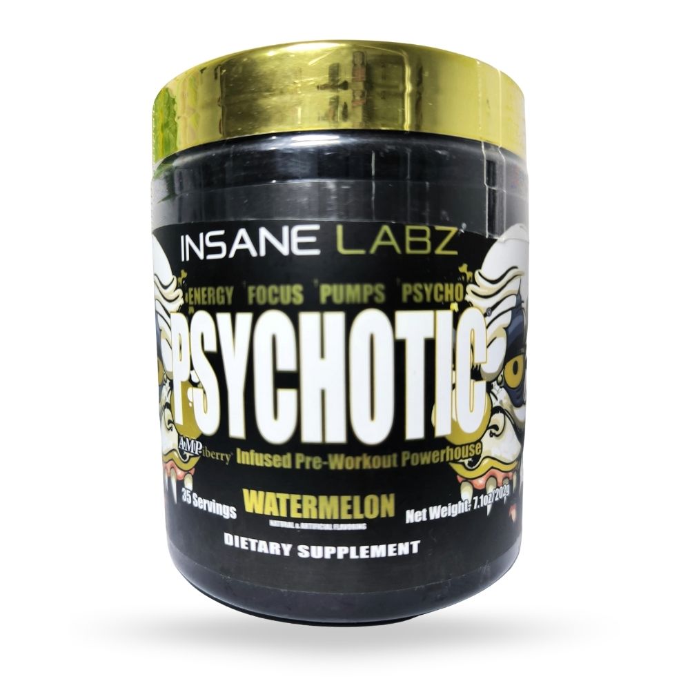 PRE WORKOUT PSYCHOTIC "GOLD" INSANE LABZ 35 SERVIDAS 6.7 OZ. (196 G)