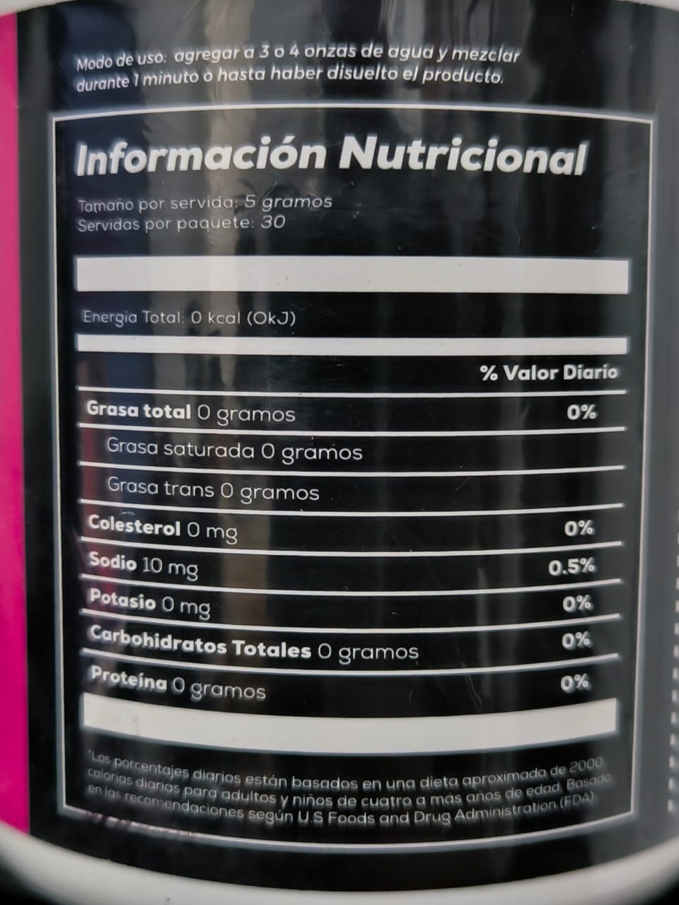 ARGININA RICH NUTRITION PERFORMANCE 30 SERVICIOS 150GRS.