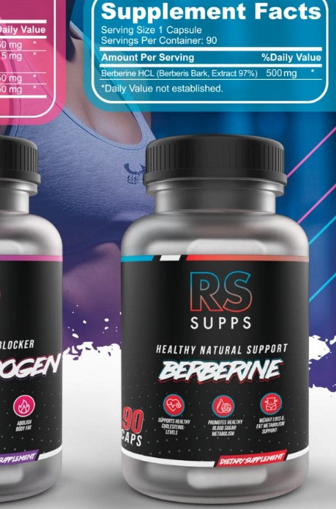 BERBERINE RS SUPPS 90 CAPSULES