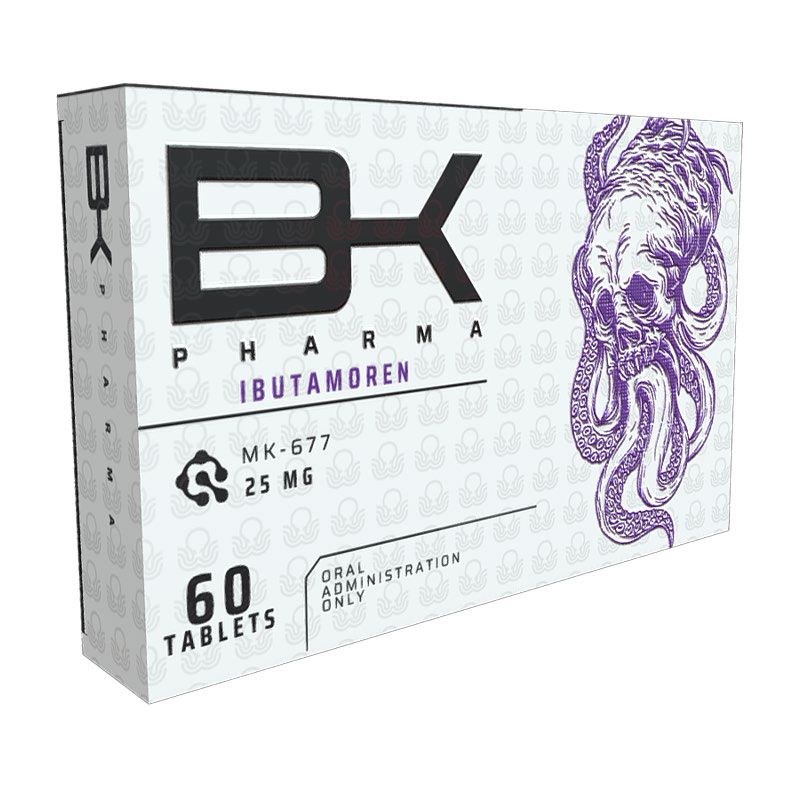 IBUTAMOREN /MK 677/ BK PHARMA 25MG. 60 TABLETS