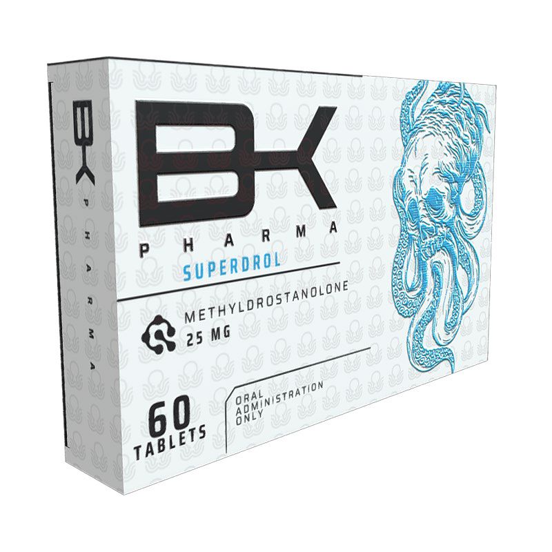 SUPERDROL /METHYLDROSTANOLONE/ BK PHARMA 25MG. 60 TABLETS