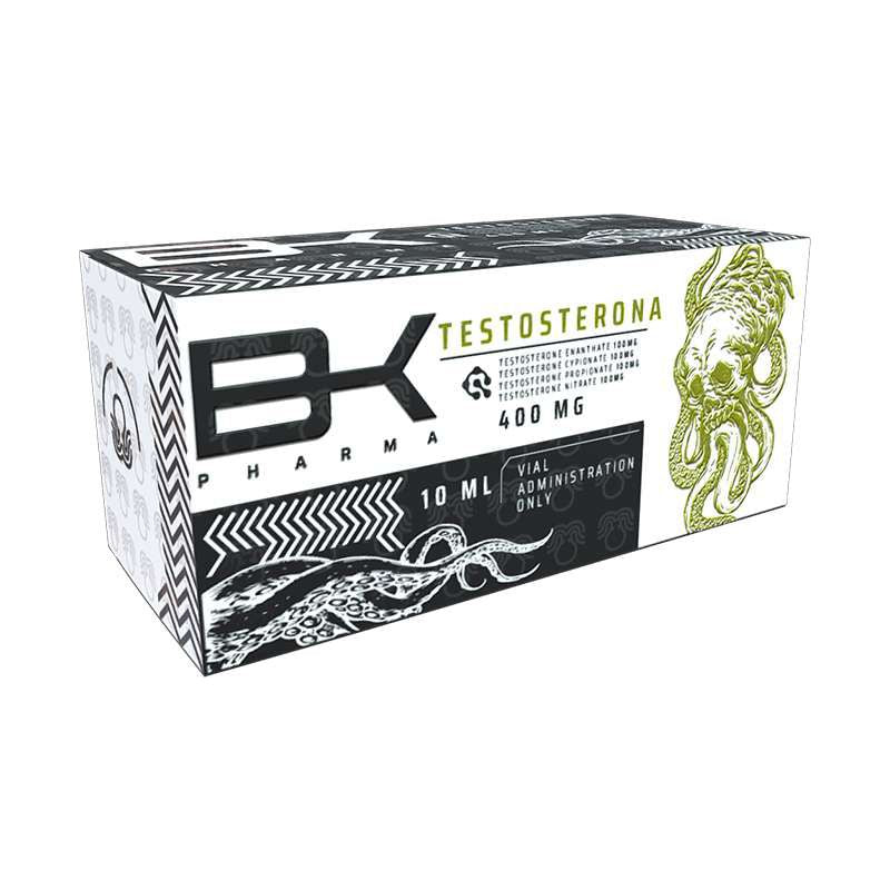 TESTOSTERONE BK PHARMA 400MG. 10ML. ROAD