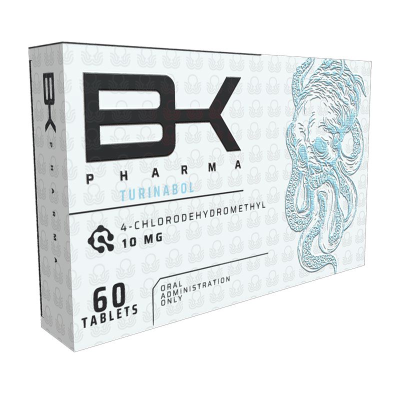 TURINABOL 4 CHLORODEHYDROMETHYL 10MG. BK PHARMA 60 TABLETAS