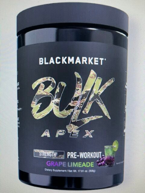 PRE-WORKOUT BULK APEX BLACKMARKET 20SERVICIOS 508GRAMOS