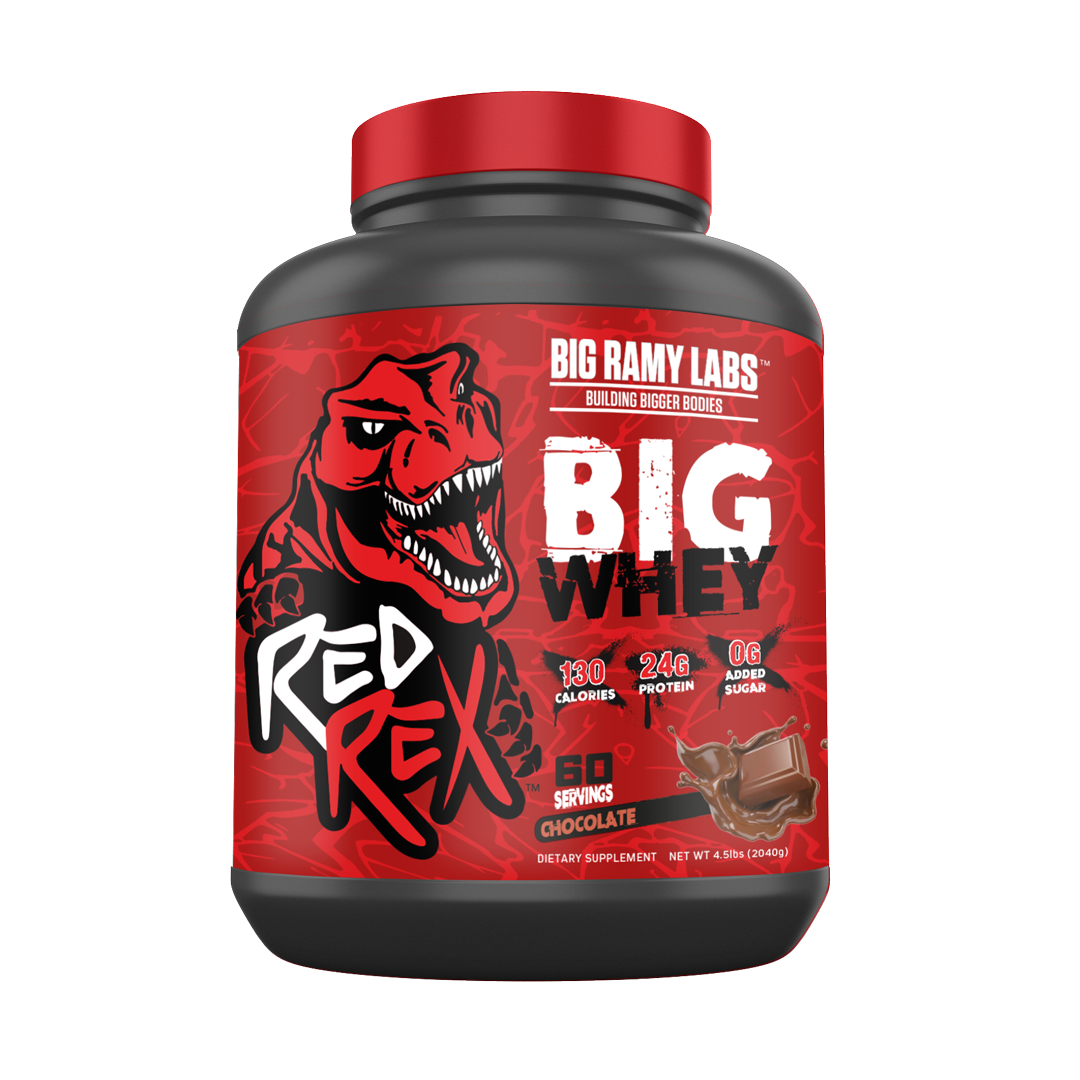 RED REX BIG WHEY BIG RAMY LABS 60 SERVED 4.5 LBS