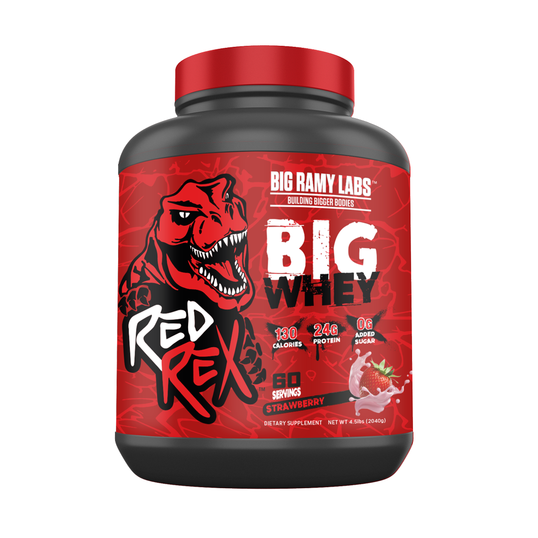RED REX BIG WHEY BIG RAMY LABS 60 SERVED 4.5 LBS