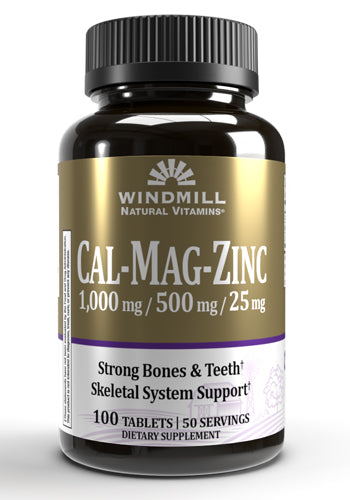 CAL-MAG-ZINC WINDMILL 100 TABLETAS
