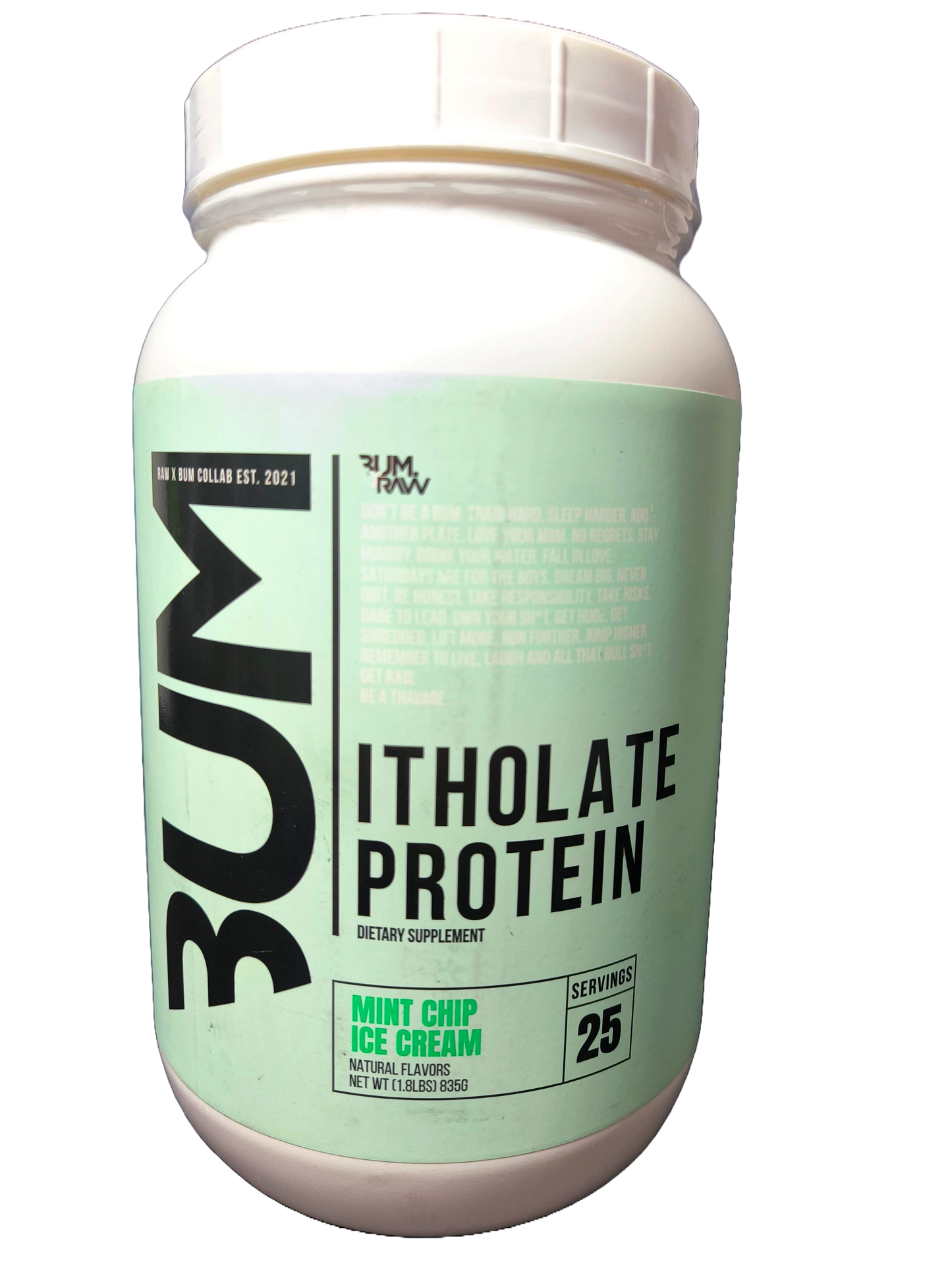 ISO PROTEIN CBUM RAW 25 SERVED 1.7 LBS. (27.4 oz)