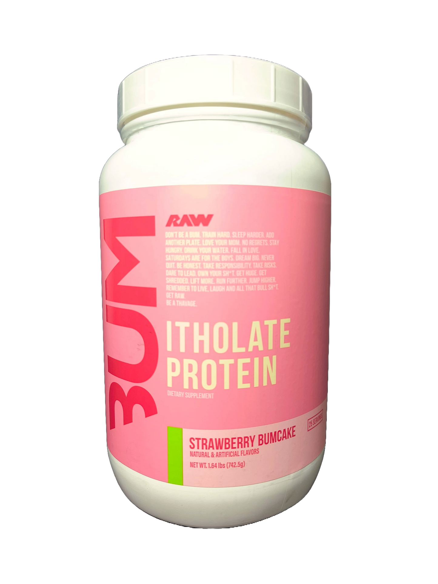 ISO PROTEIN CBUM RAW 25 SERVED 1.7 LBS. (27.4 oz)