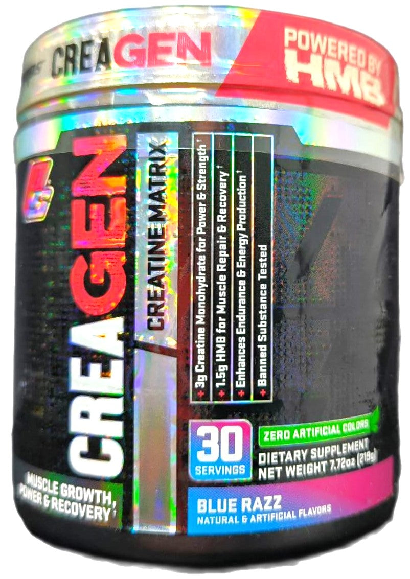 CREATINE CREAGEN POWERED BY HMB PROSUPPS 30 SERVICES 7.72OZ. (219g)
