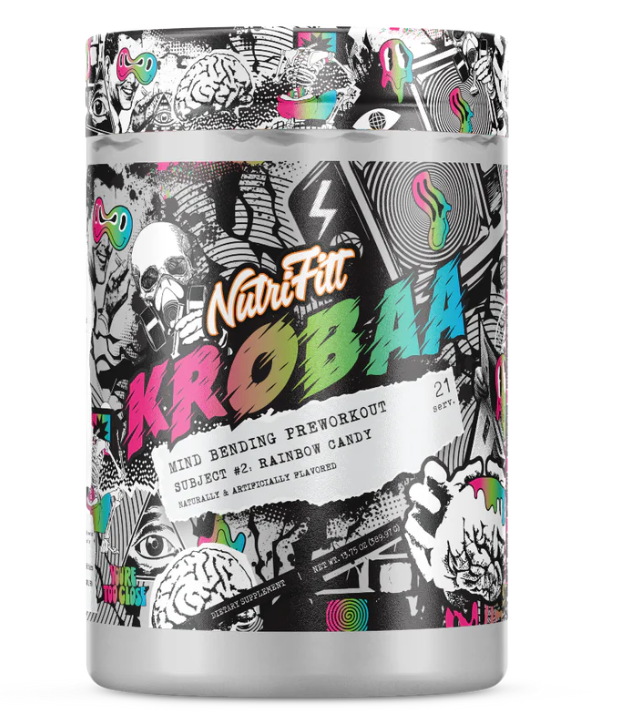 PREWORKOUT KROBAA MIND BENDING NUTRIFITT 21 SERVIDAS 13.75 ONZ