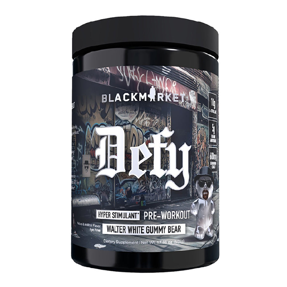 PRE-WORKOUT DEFY BLACKMARKET 40 SERVICIOS 501GRAMOS
