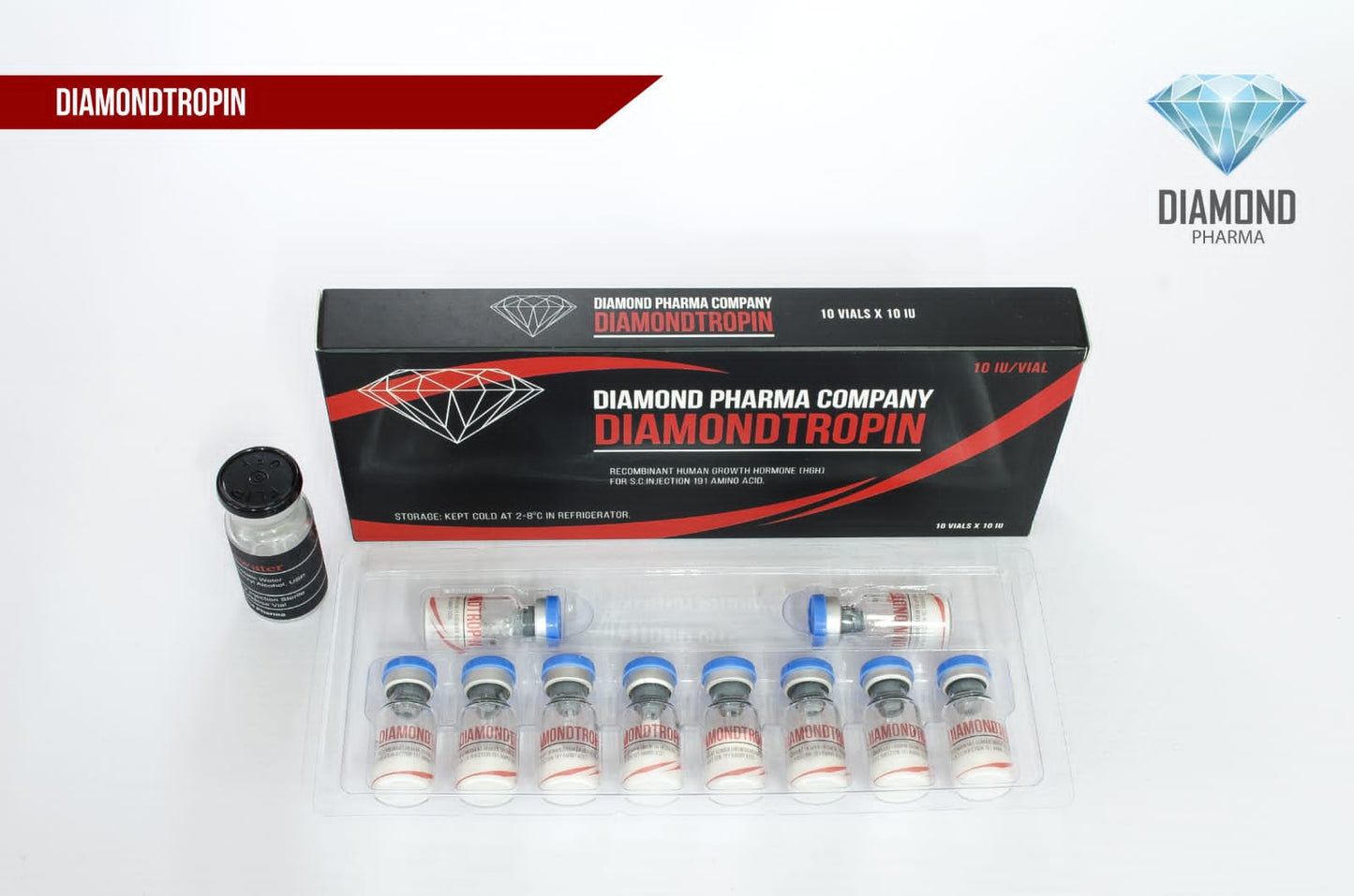 DIAMONTROPIN DIAMOND 100 UI 10 VIALES HGH