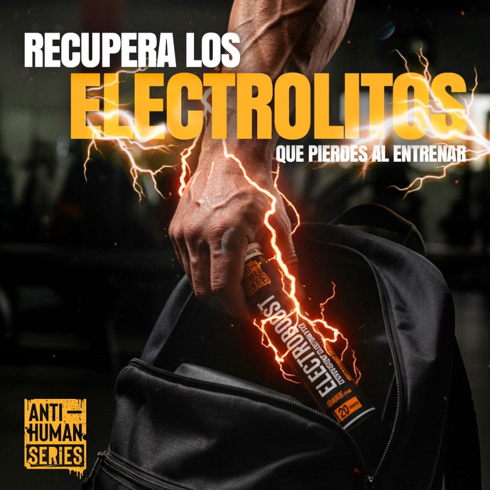 ELECTROLYTES ELECTROBOOST EFERVECENT ANTI-HUMAN 20 TABLETAS PASTILLAS