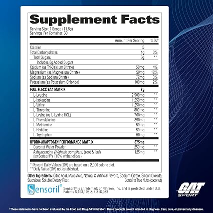 FLEXX EAAS +HYDRATION GAT SPORT 30 SERVINGS