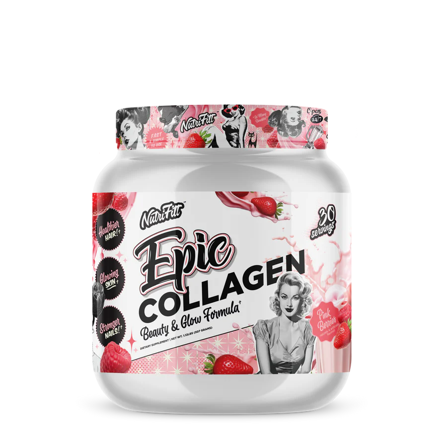 COLAGENO HIDROLIZADO EPIC COLLAGEN BEAUTY & GLOW NUTRIFITT 30 SERVIDAS 1.72 LBS