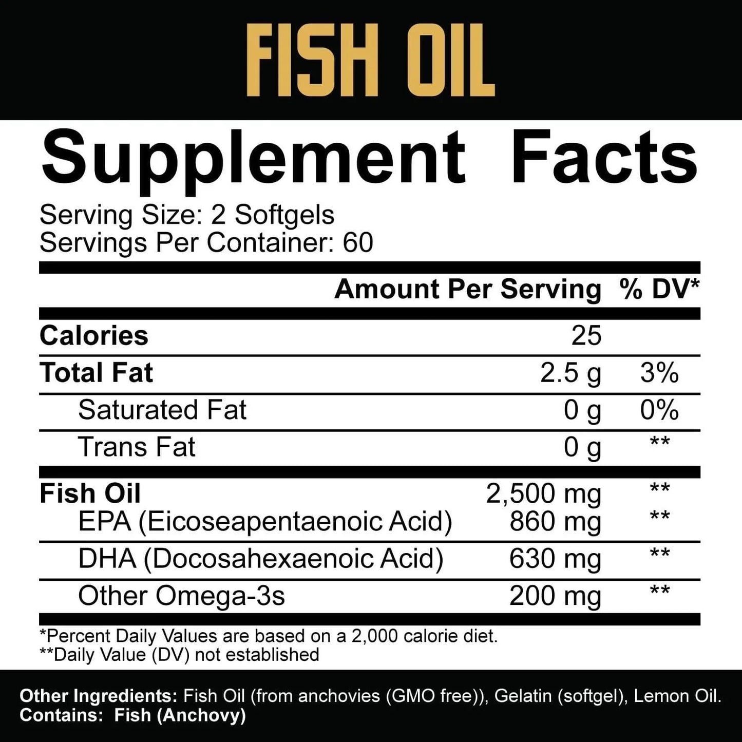 FISH OIL 5% CORE 60 SERVINGS