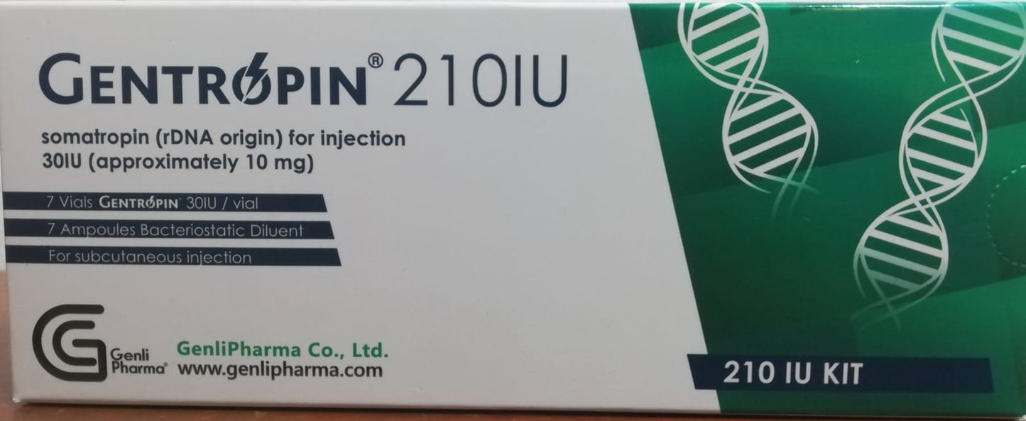 GENOTROPIN 210 IU SOMATROPIN (rDNA ORIGIN) GENLIPHARMA 7 VIALS (EACH VIAL 30 IU/10ML.)