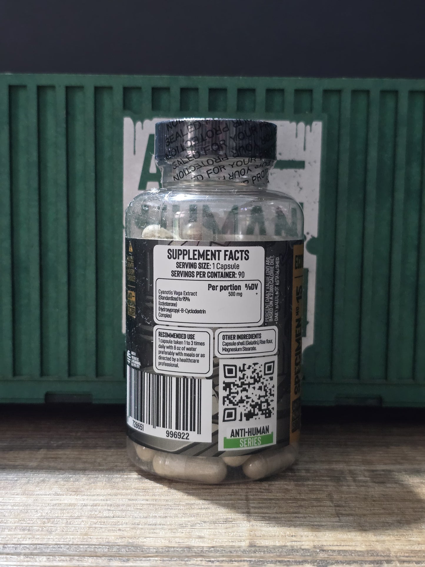 ECDY SPECIMEN No. 15 ANTI-HUMAN 90 CAPSULAS