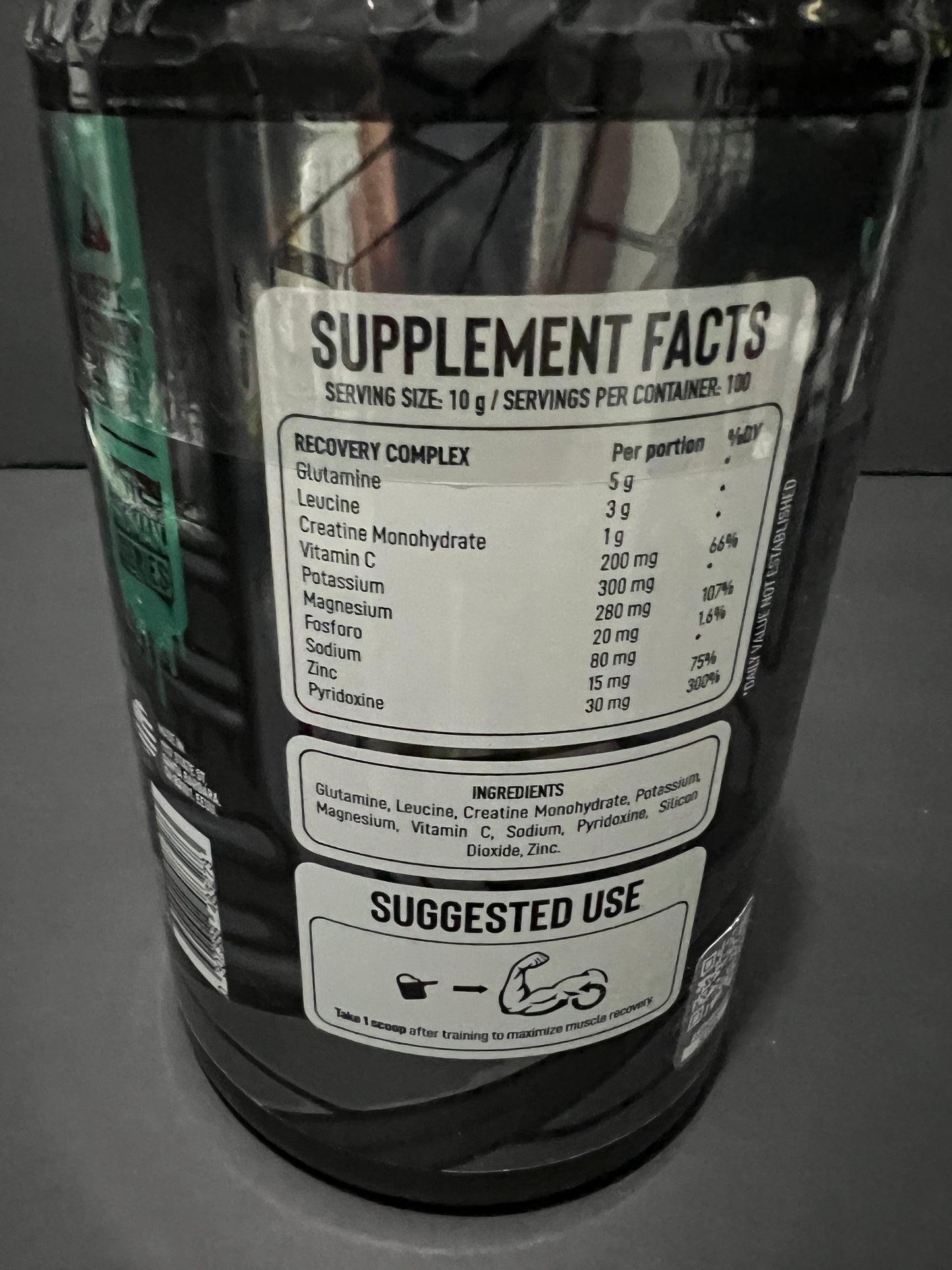 GLUTAMINA SPECIMEN No. 05 ANTI-HUMAN 100 SERVIDAS 1KG. (2.2 LBS.)