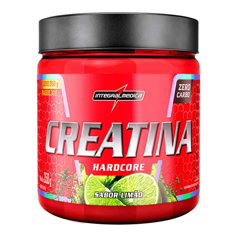 CREATINA HARDCORE INTEGRAL MEDICA 350G 100SRV CON SABOR