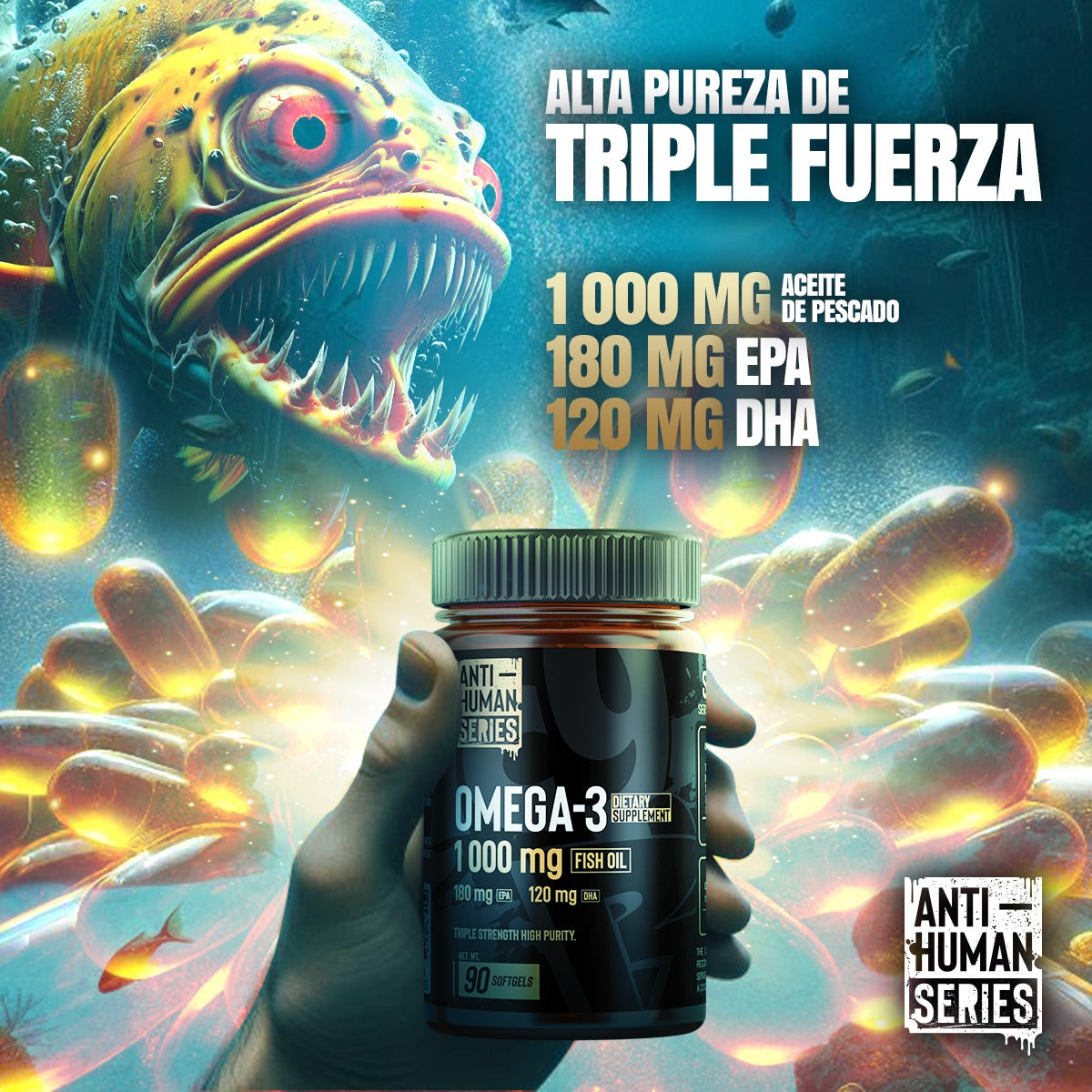 OMEGA 3 ELITE ANTI-HUMAN 90 CAPSULAS