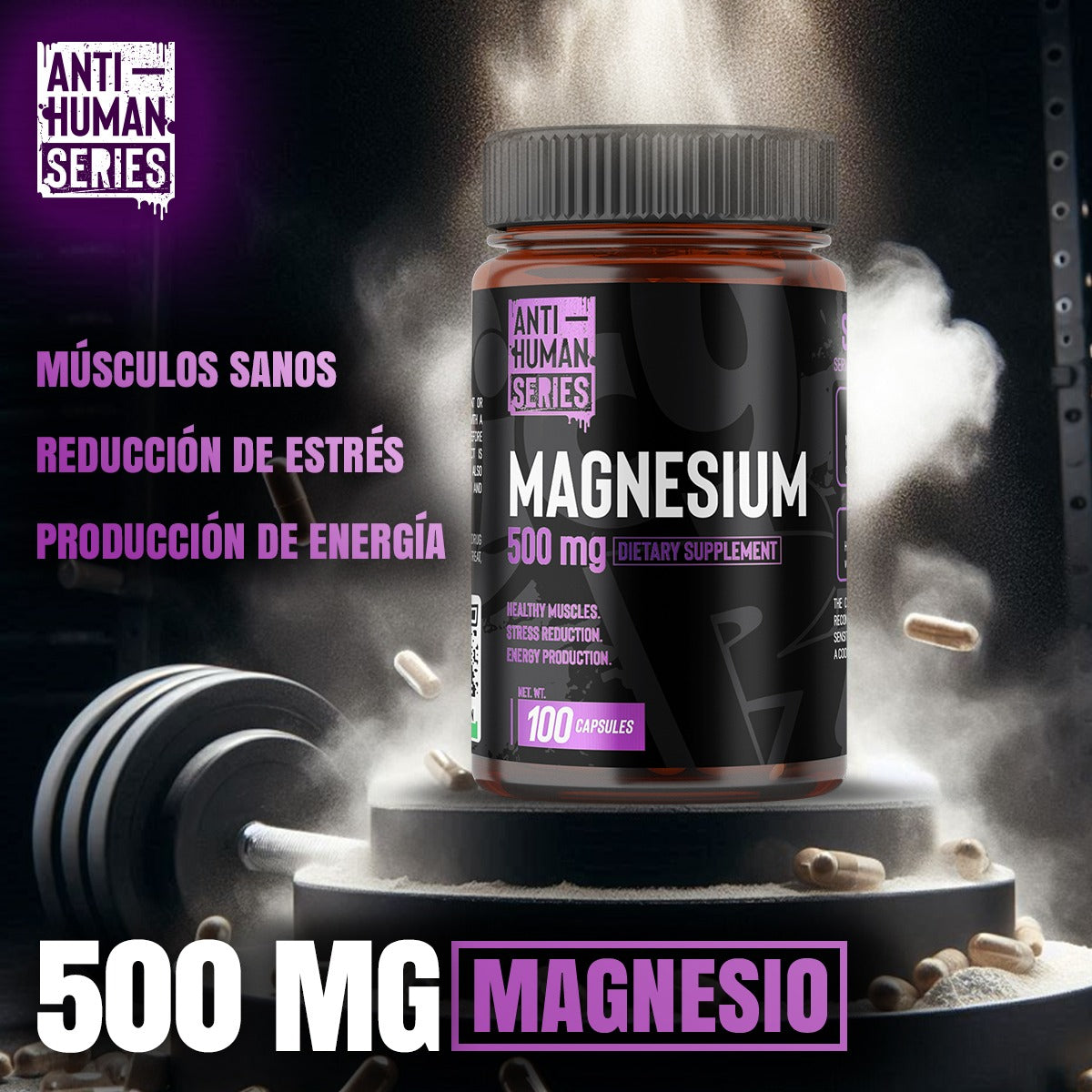 MAGNESIUM ELITE ANTI-HUMAN 100 CAPSULAS