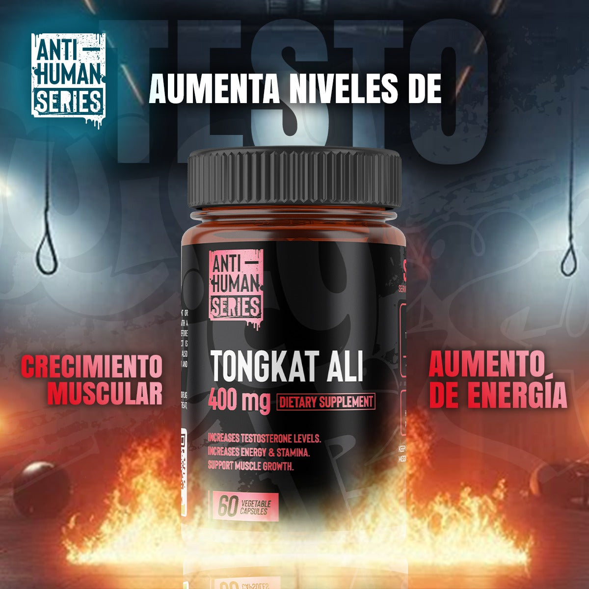 TONGKAT ALI ELITE ANTI-HUMAN 60 CAPSULAS