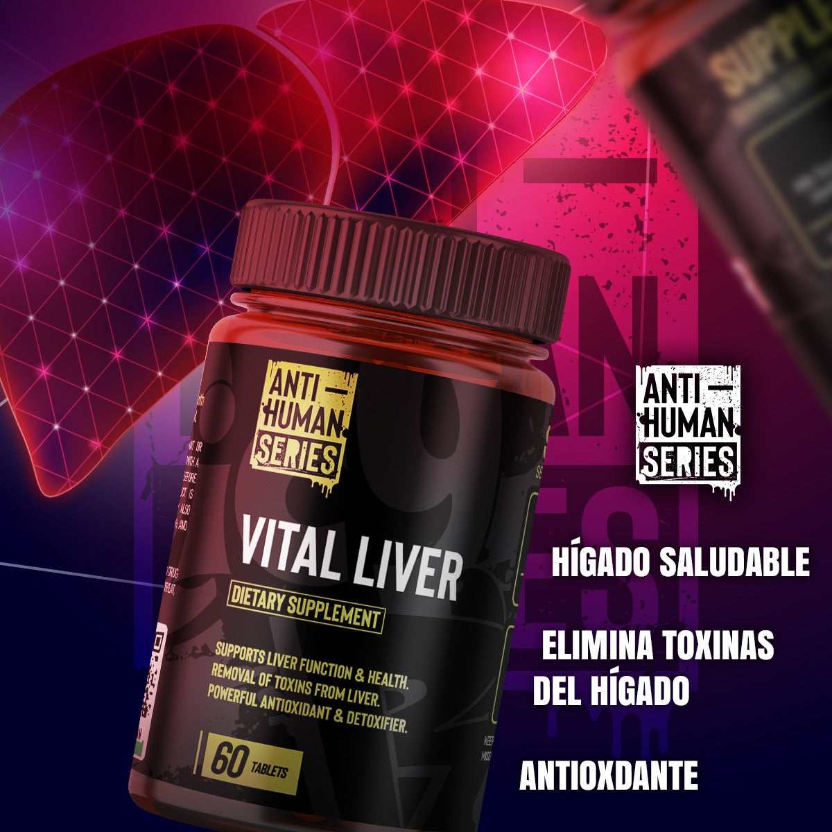 VITAL LIVER ELITE ANTI-HUMAN 60 CAPSULAS