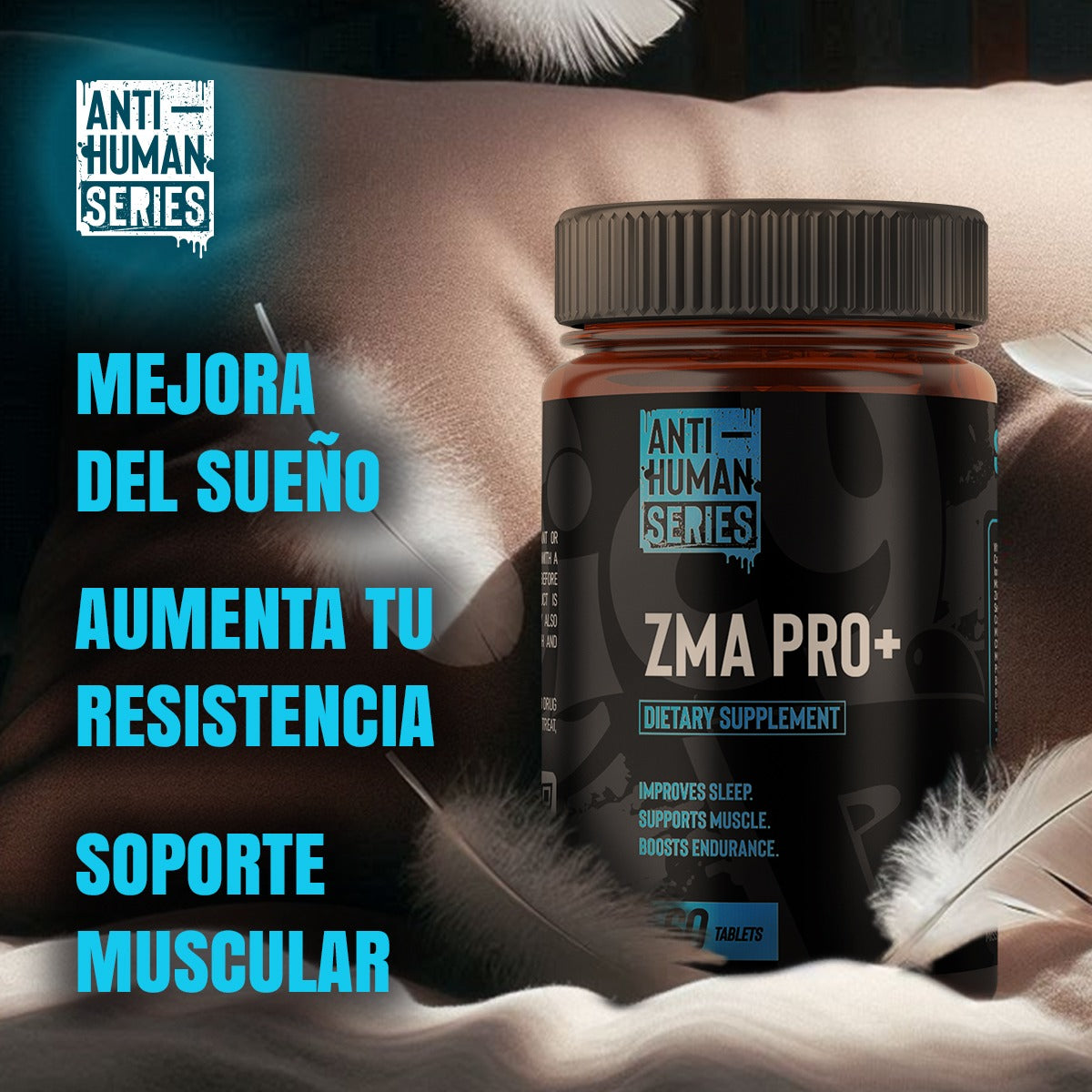 ZMA PRO+ ELITE ANTI-HUMAN 60 CAPSULAS