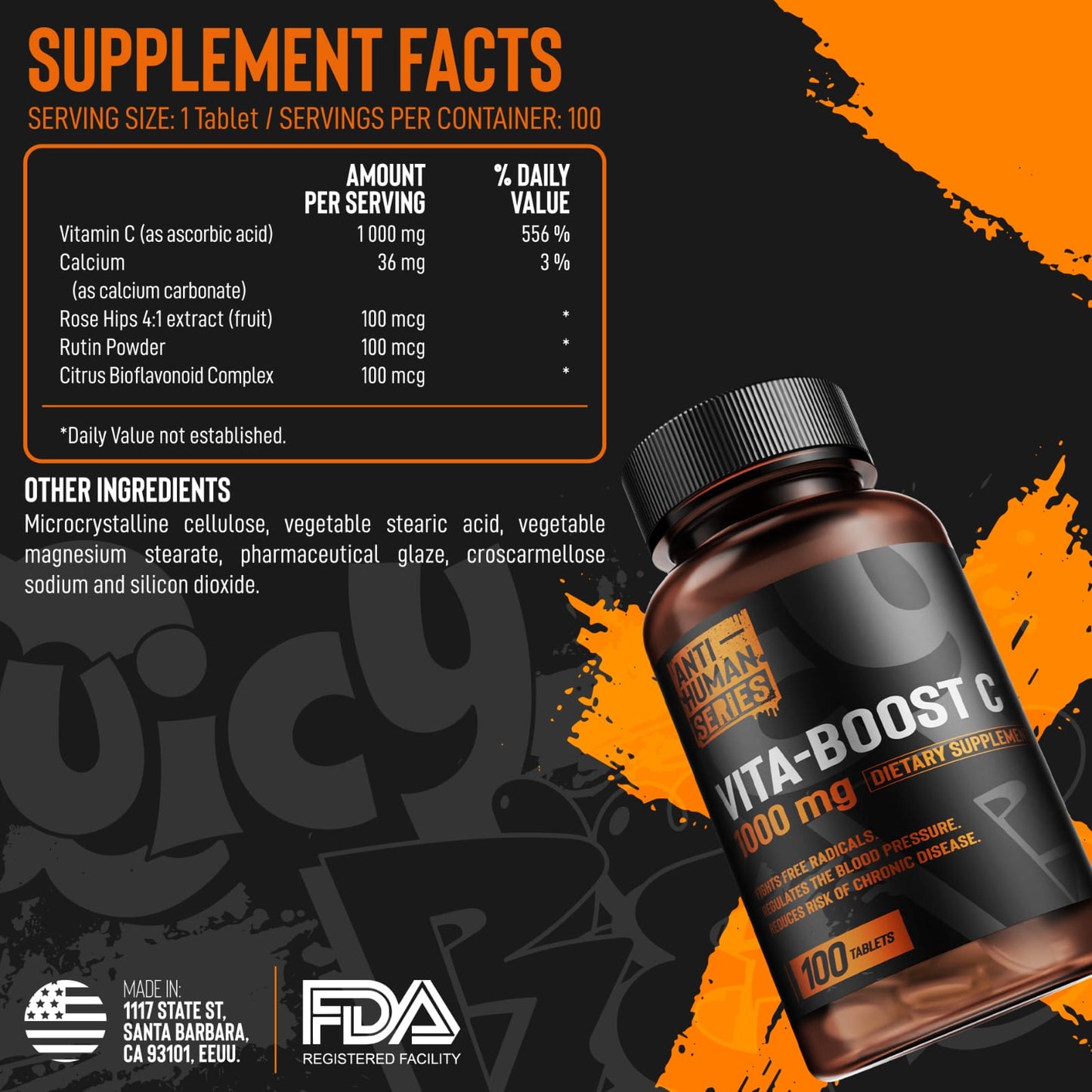 VITA-BOOST C ELITE ANTI-HUMAN 100 CAPSULAS