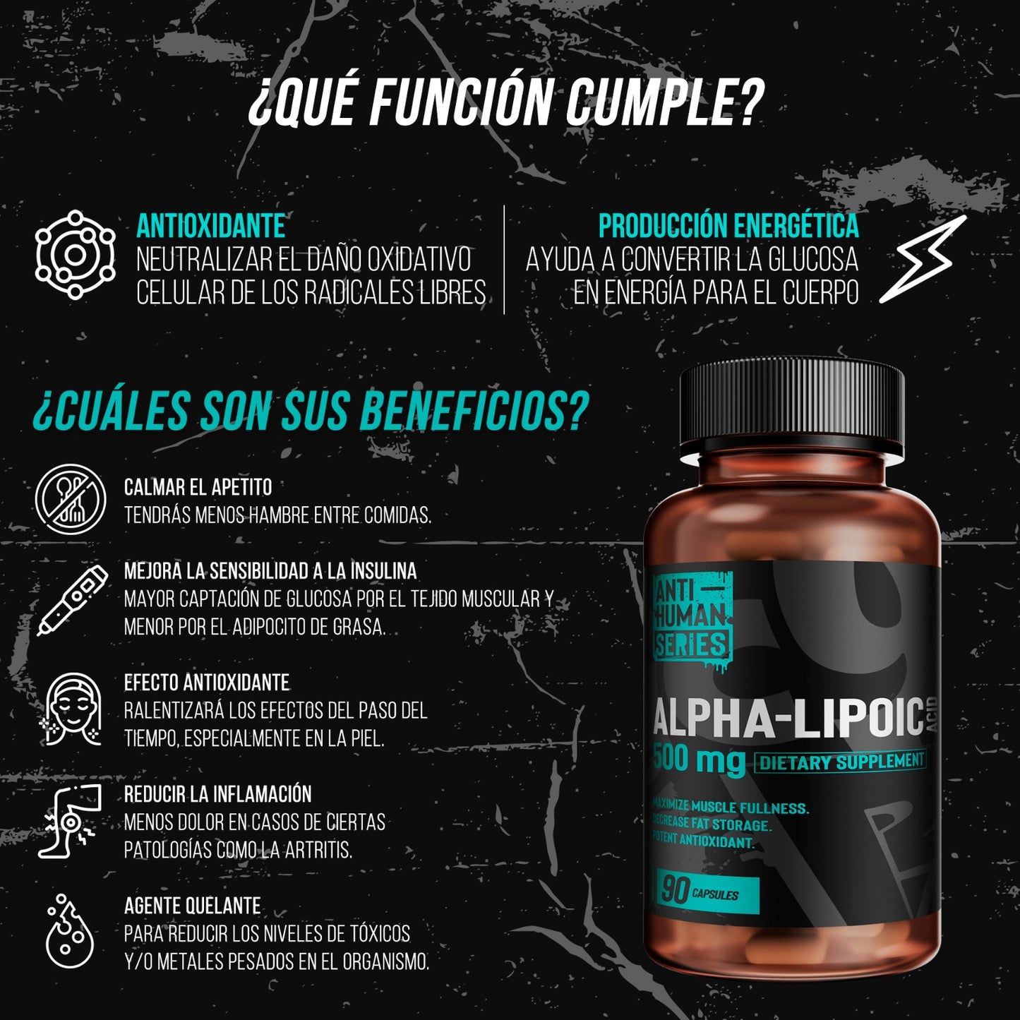 ALPHA-LIPOIC ANTI-HUMAN 100 CAPSULAS