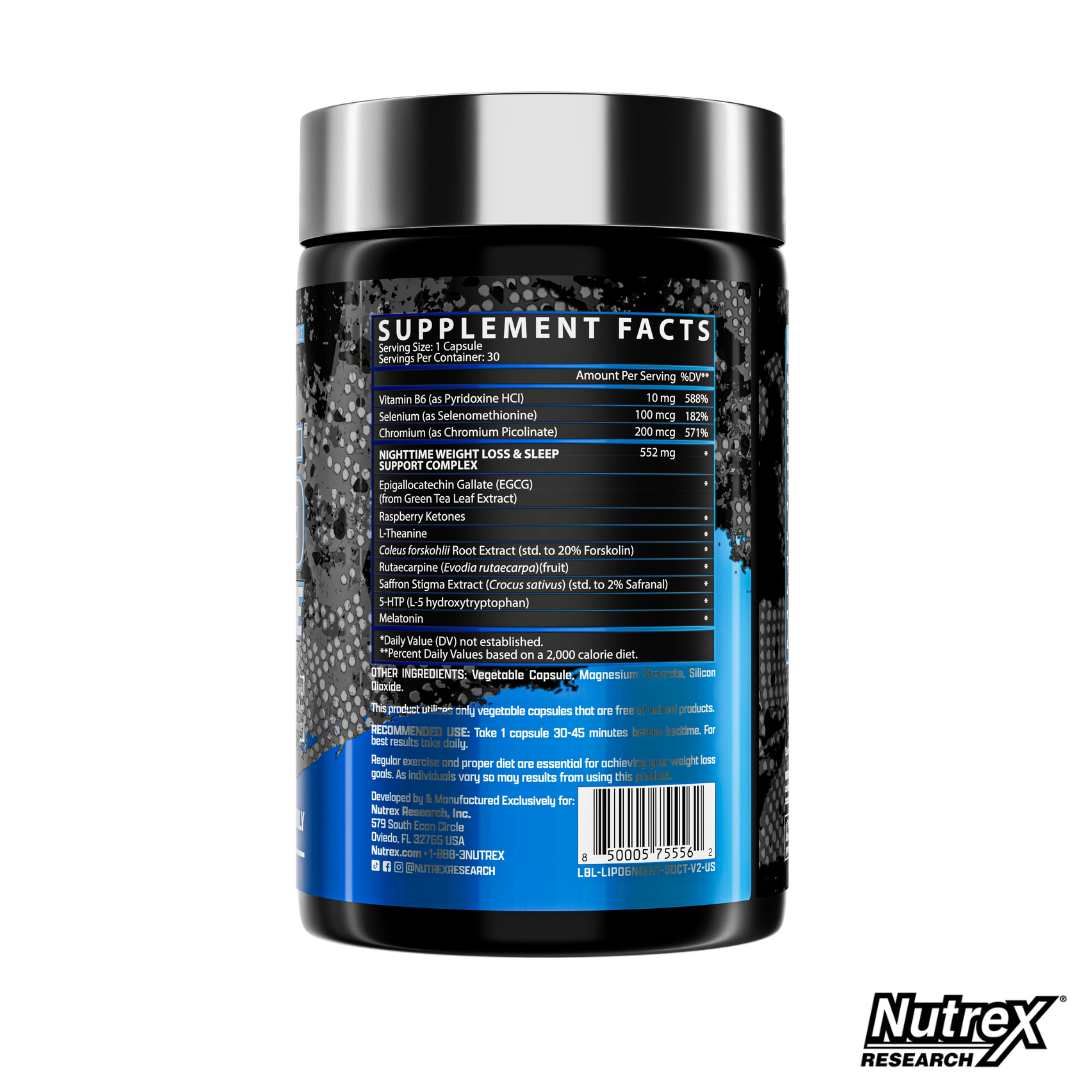 LIPO 6 NIGHTTIME NUTREX 30 CAPS