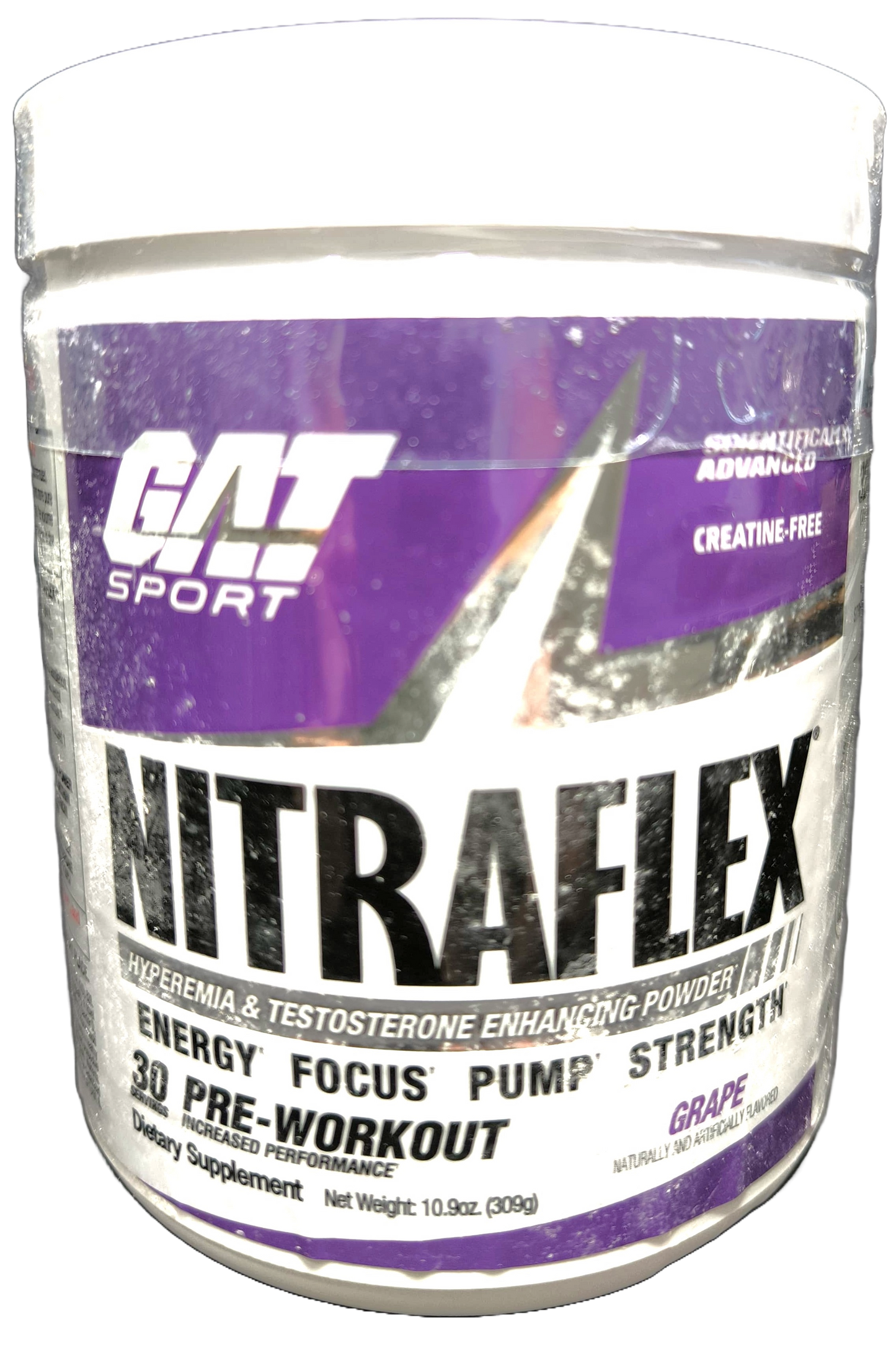 PRE-WORK OUT NITRAFLEX GAT SPORTS 30 SERVIDAS 10.6 OZ (300grs.)