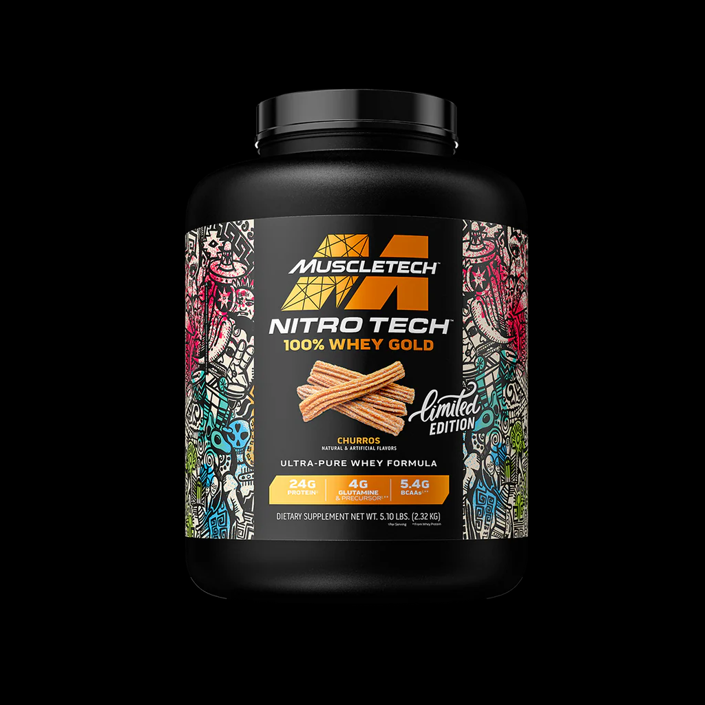 NITRO TECH 100% WHEY GOLD MUSCLETECH 60 SERVIDAS 2.29 KG (5.03 LBS)