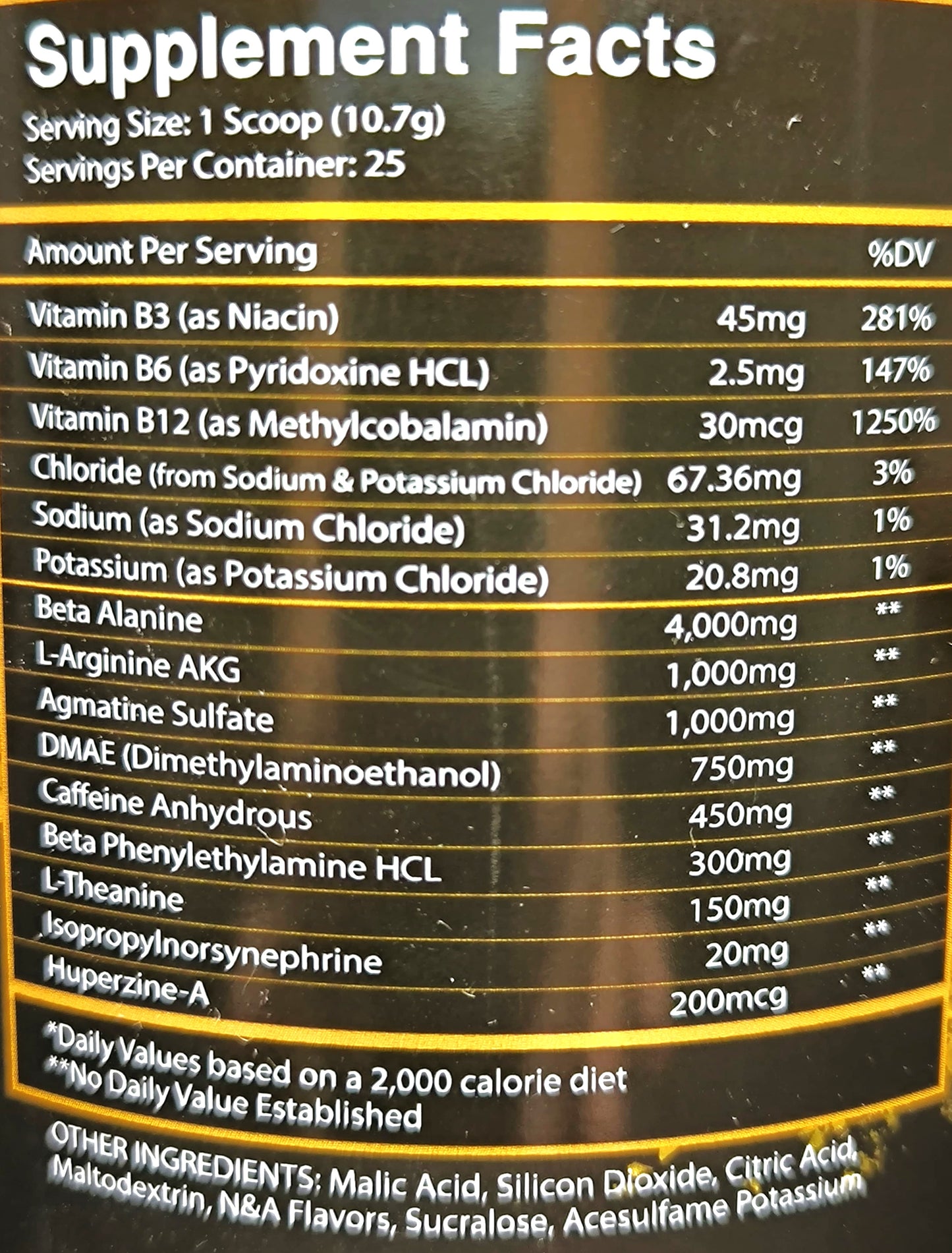 PRE-WORKOUT GOD OF WAR CENTURY LABZ 25 SERVED 286GRS.