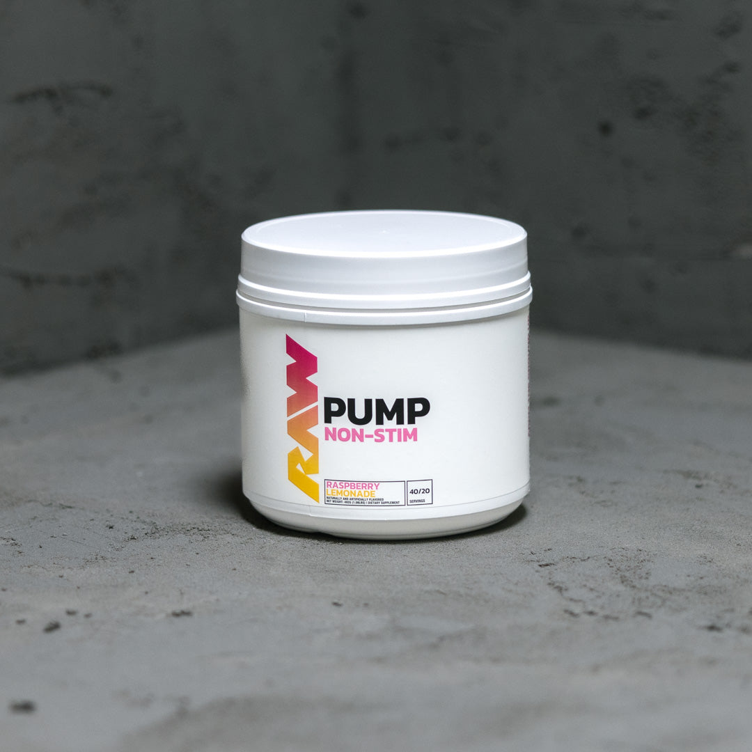 PRE-WORKOUT RAW PUMP NON-STIM 40/20 SERVICIOS 470 GRS.