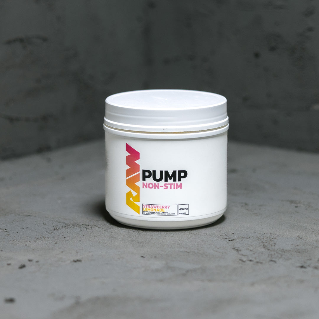 PRE-WORKOUT RAW PUMP NON-STIM 40/20 SERVICIOS 470 GRS.