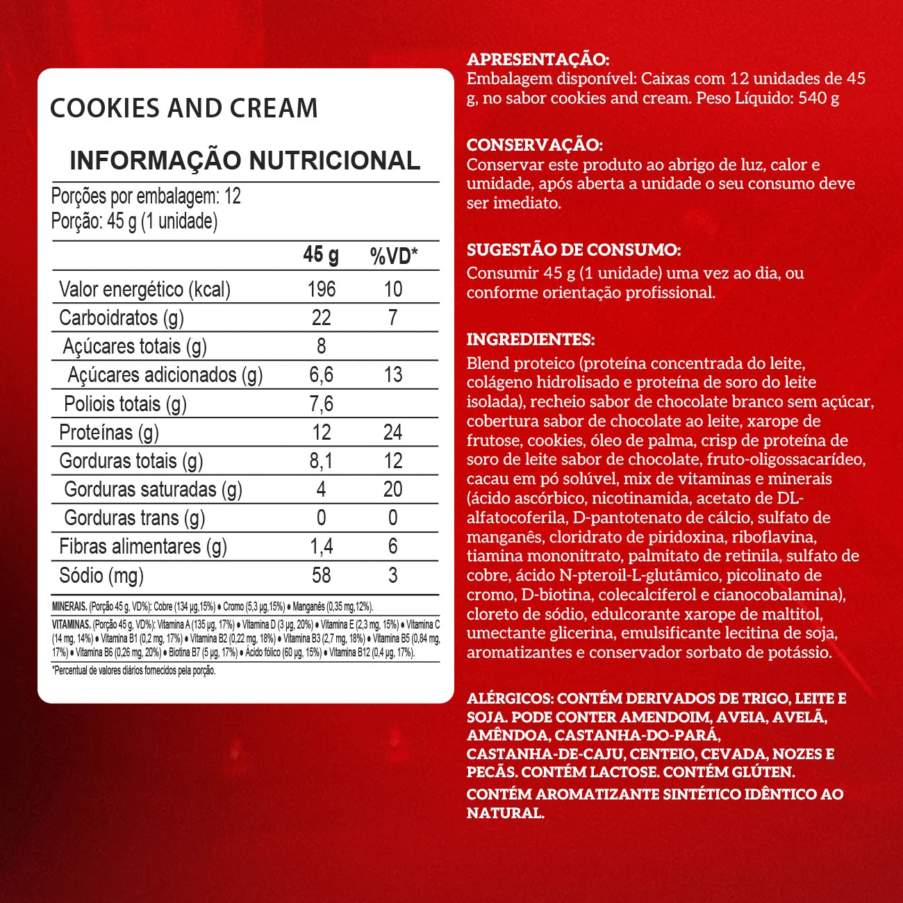 PROTEIN CRISP BAR INTEGRAL MEDICA