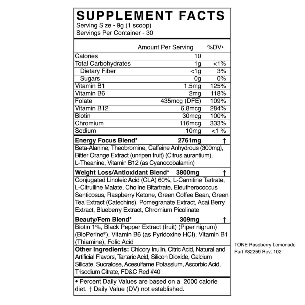 PRE-WORKOUT TONE BLACKMARKET 30SERVICIOS 270GRAMOS