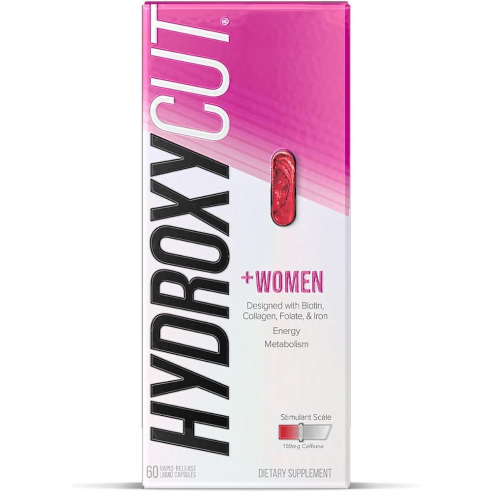 QUEMADOR HYDROXYCUT +WOMEN MUSCLETECH 60CAPS 30G CAJA