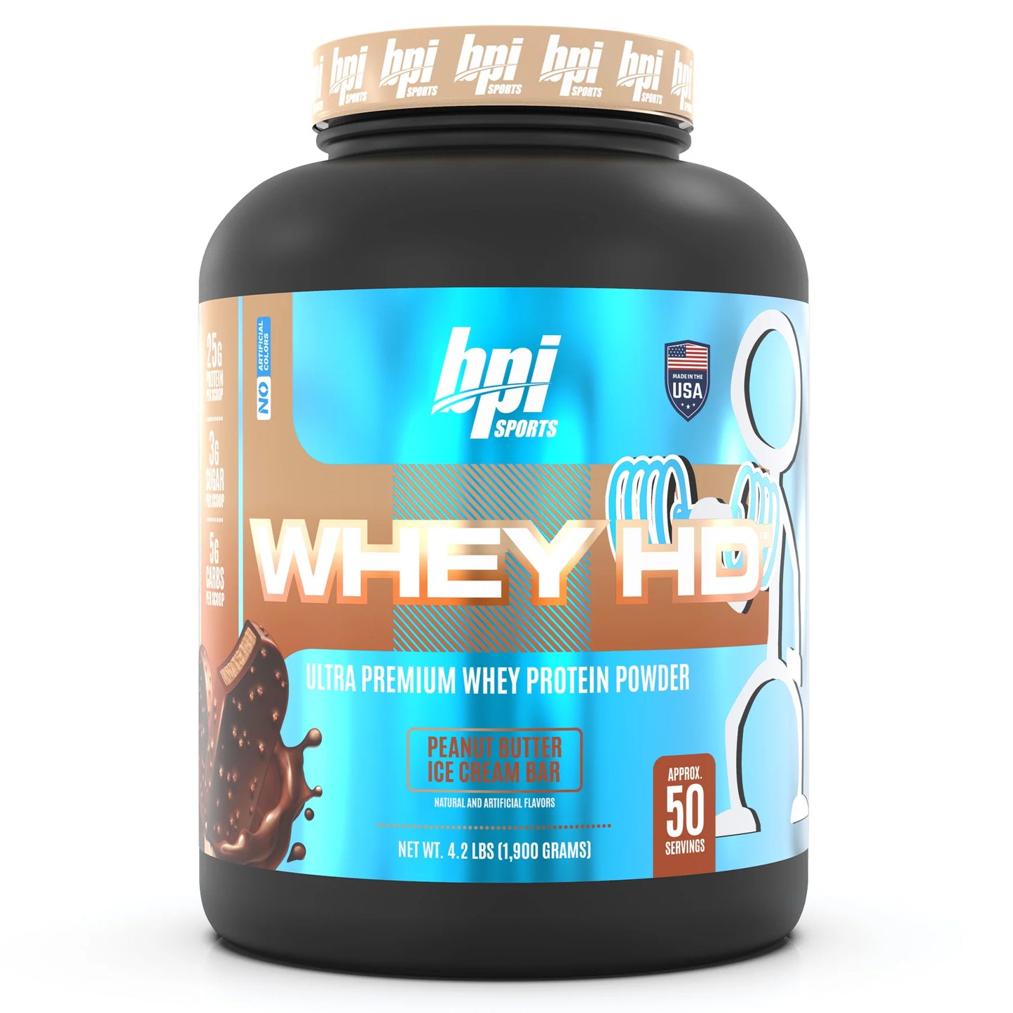 WHEY HD™ ULTRA PREMIUM WHEY PROTEIN POWDER, BPI SPORTS