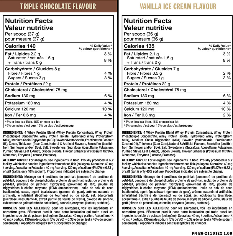 WHEY PROTEIN MUTANT 50 SERVINGS 1.8KG (4LBS) 2 FLAVORS (DOUBLE COMPARTMENT)